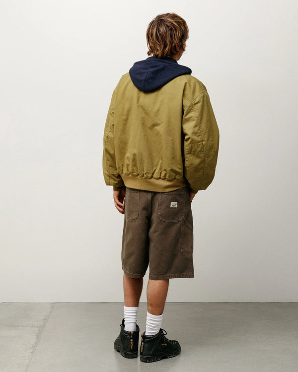 Stüssy - Men's Work Short Washed Canvas - (Brown)