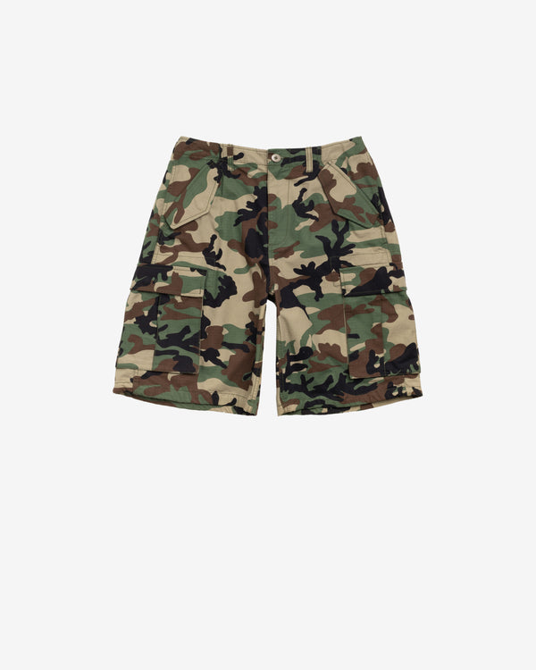 Stüssy - Men's Cargo Short Ripstop - (Wood Camo)