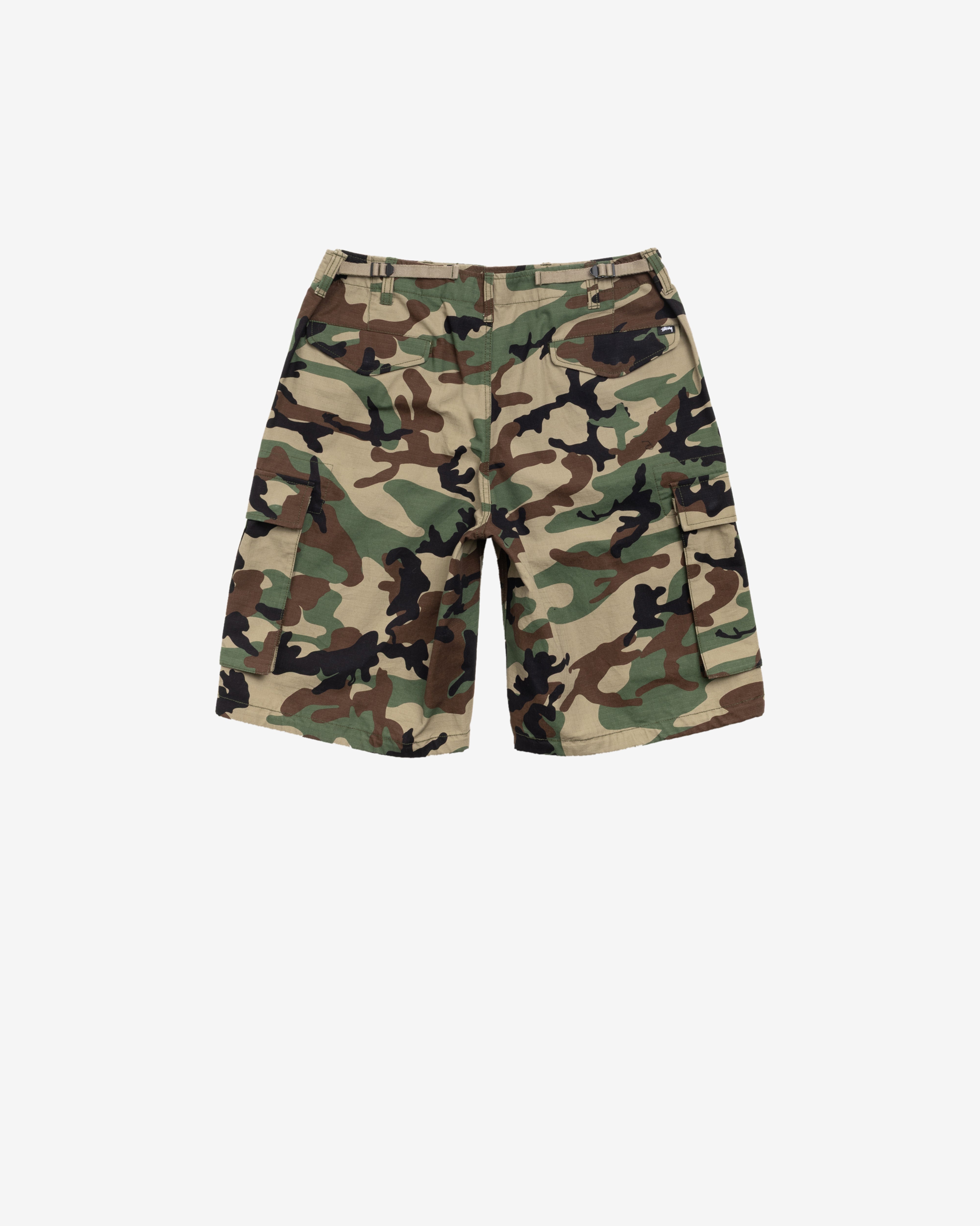 Stüssy: Men's Cargo Short Ripstop (Wood Camo) | DSMNY E-SHOP