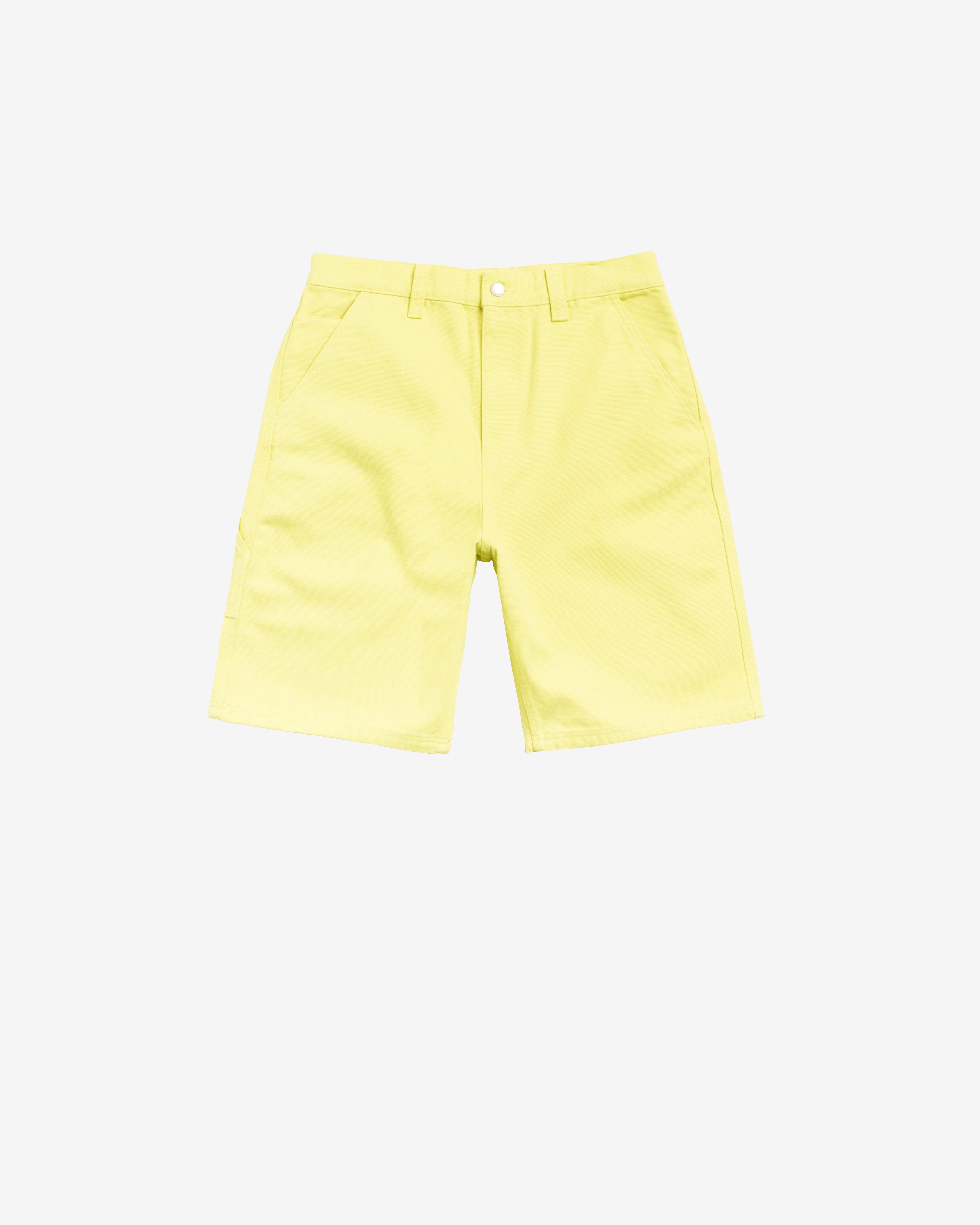Stüssy: Men's Work Short Canvas (Yellow) | DSMNY E-SHOP