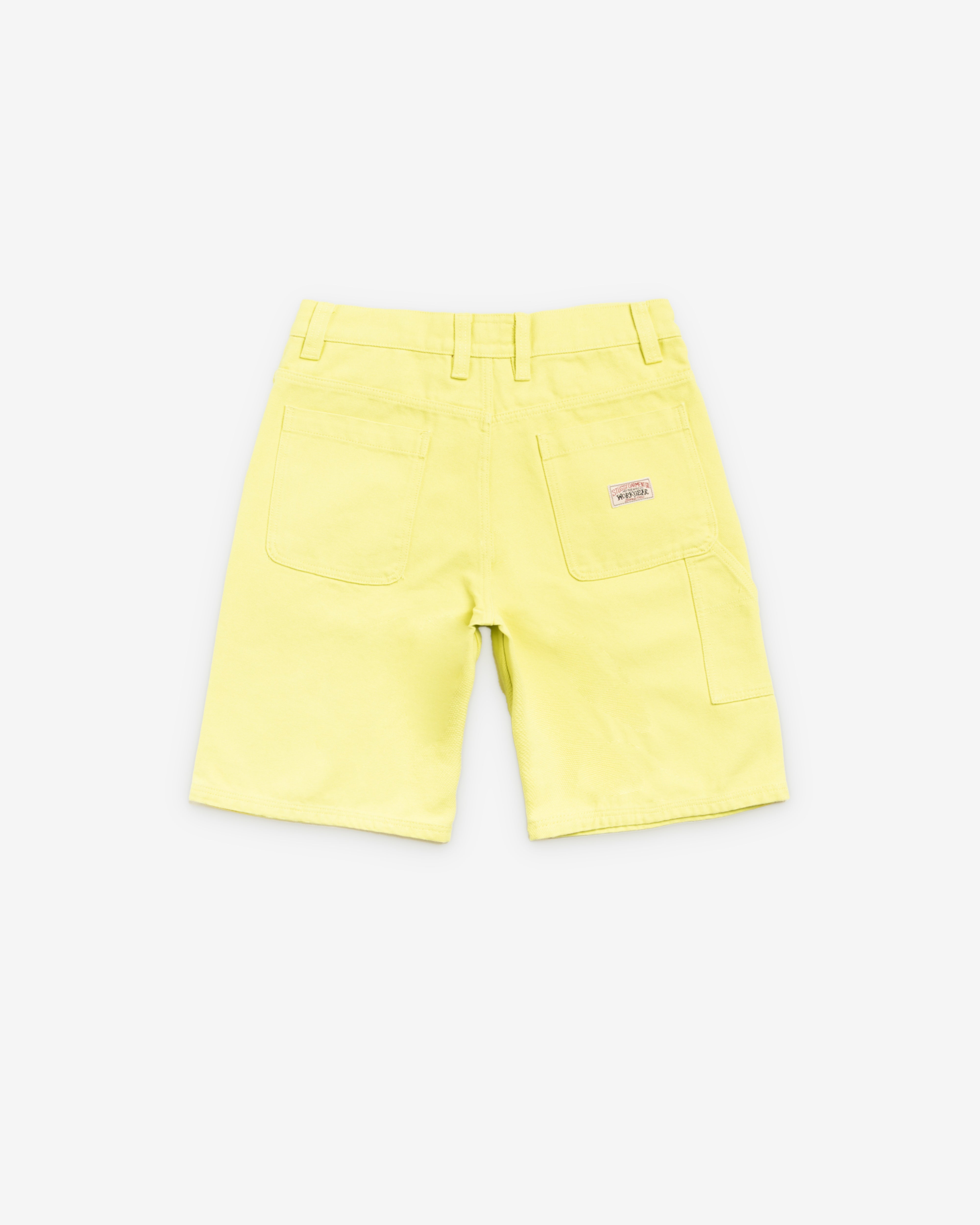 Stüssy: Men's Work Short Canvas (Yellow) | DSMNY E-SHOP
