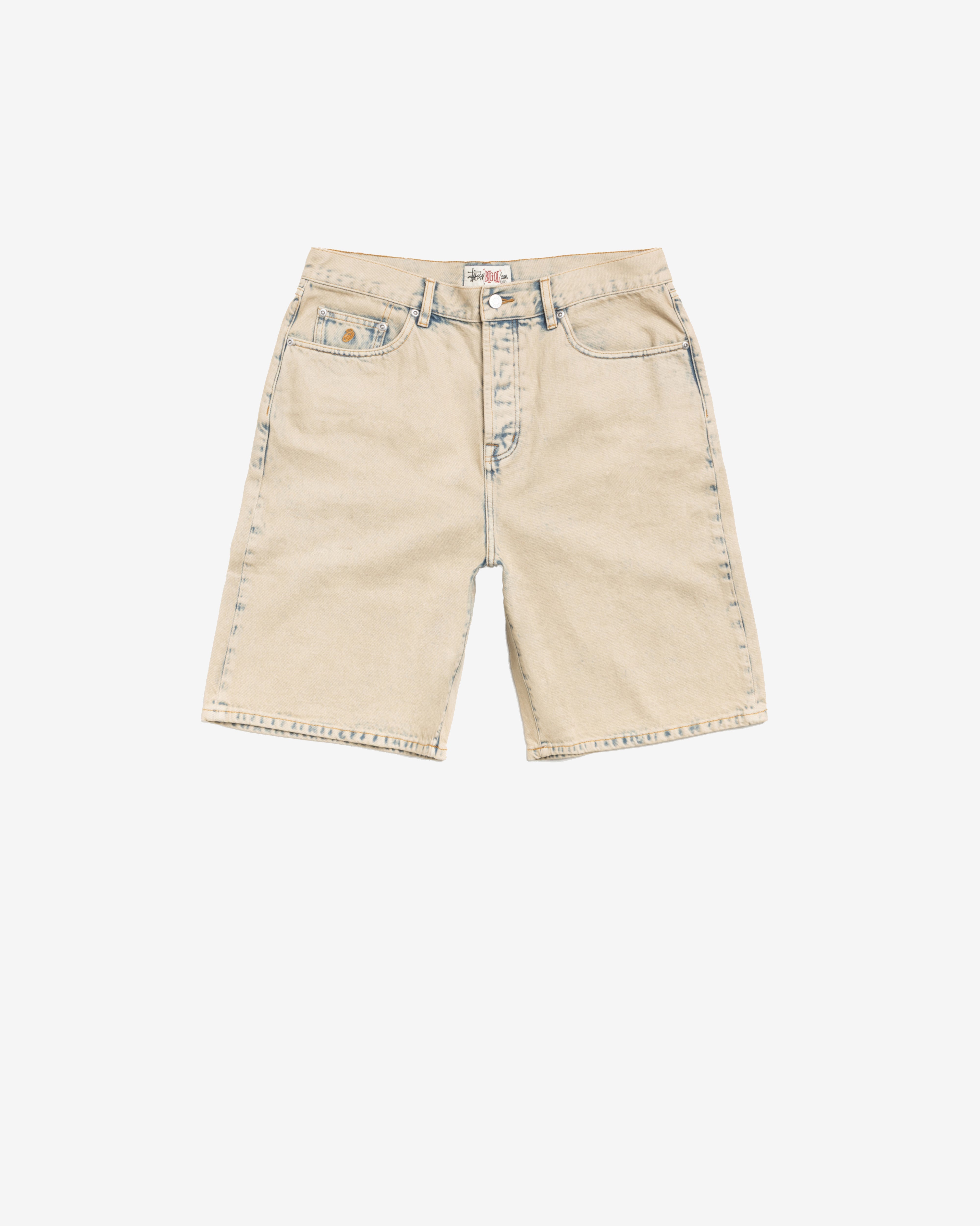パンツ STUSSY BIG OL' SHORTS SANDWASH DENIM Big Ol' Short Denim – Resin Wash Khaki | Pants | Stüssy