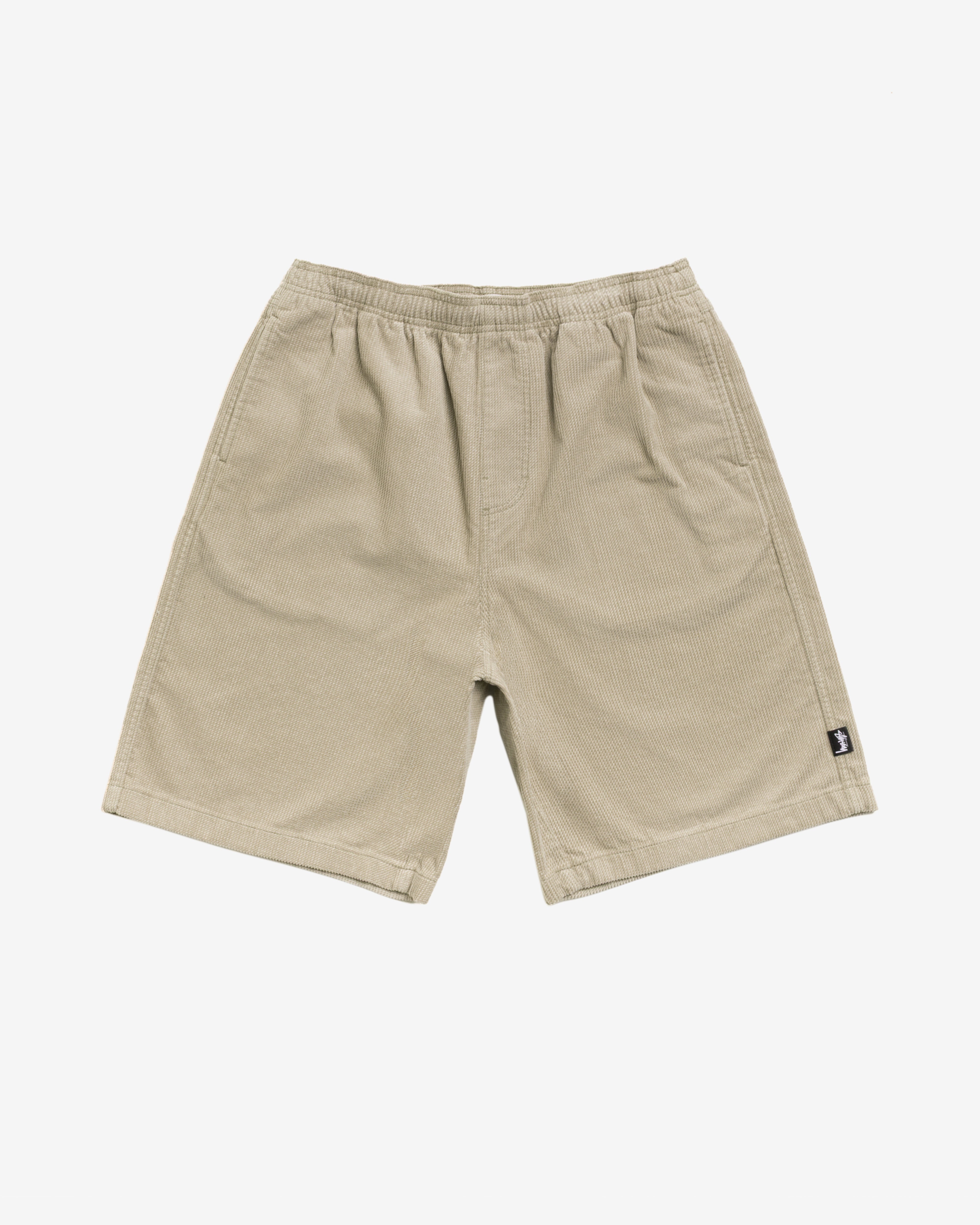 Stüssy: Men's Baggy Beach Twill Cord Short (Khaki) | DSMNY E-SHOP