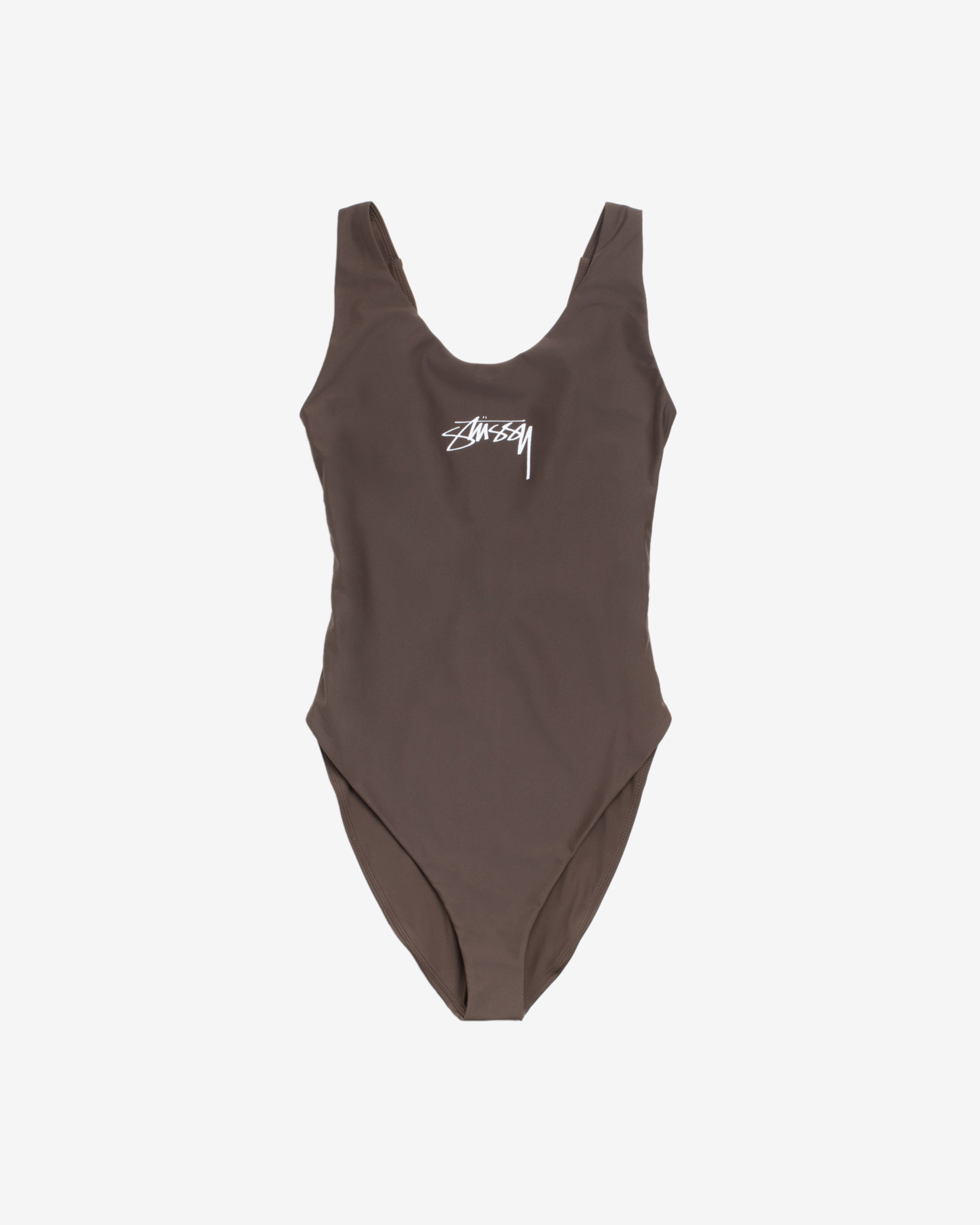 Stüssy: Women's Surf Stock One Piece (Brown) | DSMNY E-SHOP