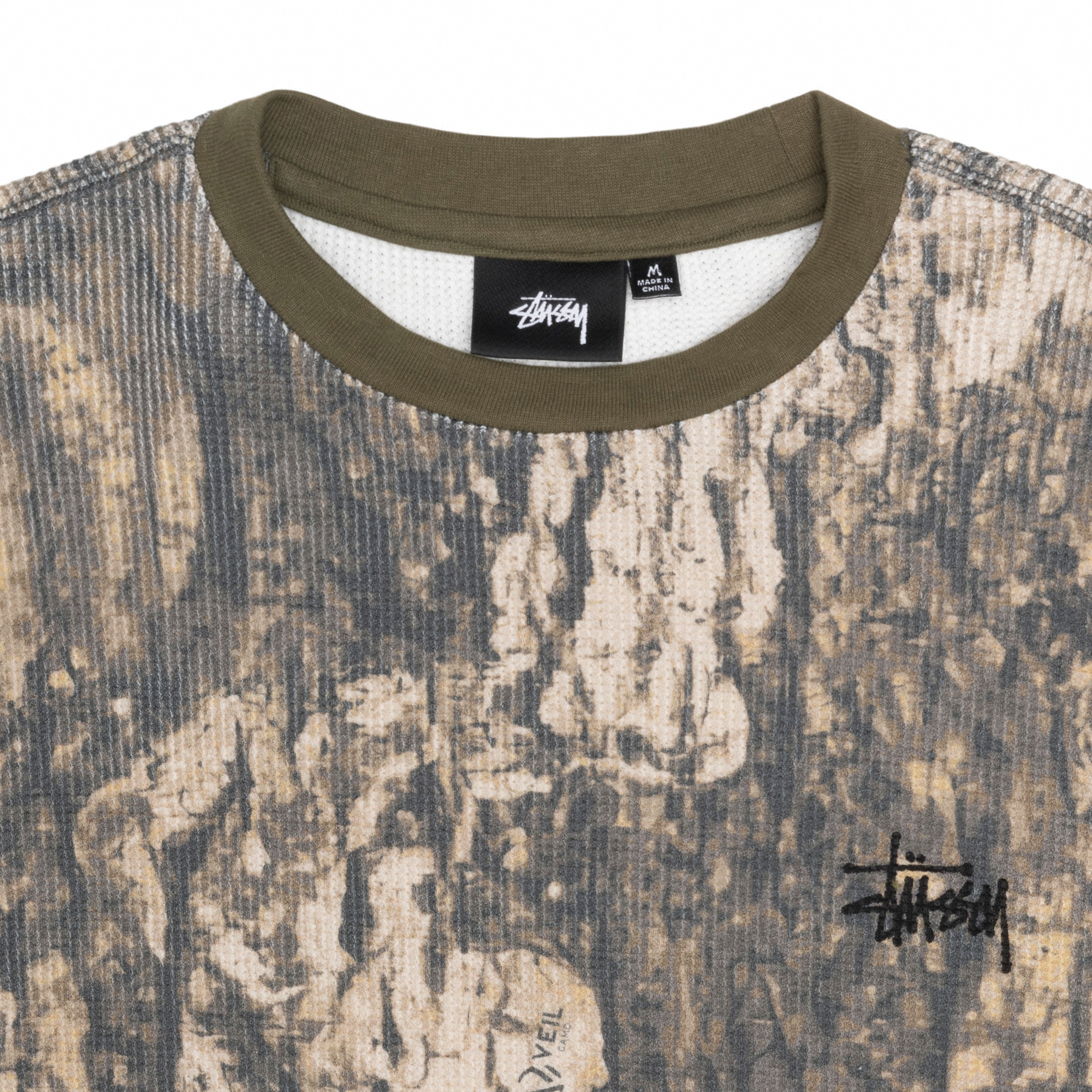 Stüssy - Men's Basic Stock Ls Thermal - (Relic Camo)