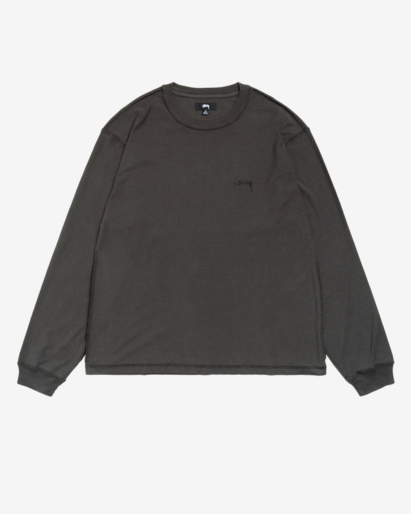 Stüssy - Men's Lazy LS Tee - (Vintage Black)