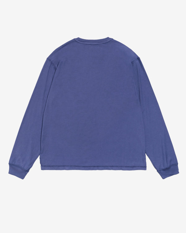 Stüssy - Men's Lazy LS Tee - (Vintage Navy)