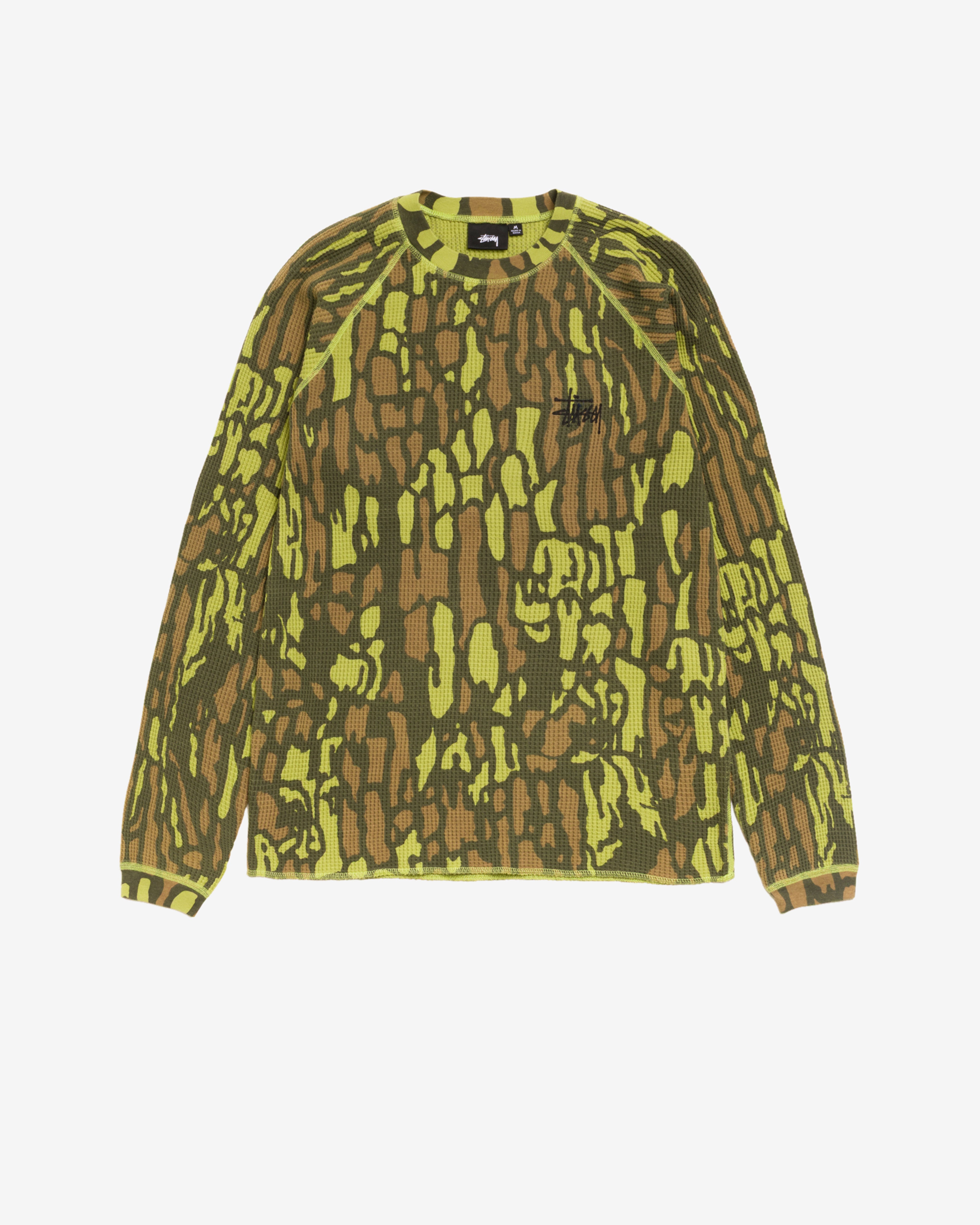 【OLD STUSSY】camo thermal raglan tee M Stüssy: Men's Raglan Thermal Basic Stock (Camo) | DSMNY E-SHOP