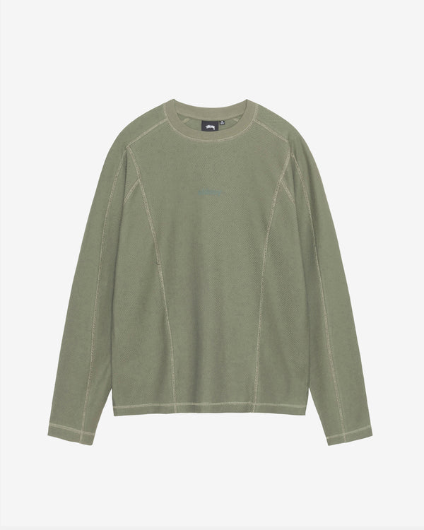 Stüssy - Men's Wave Training Ls Crewneck - (Olive)