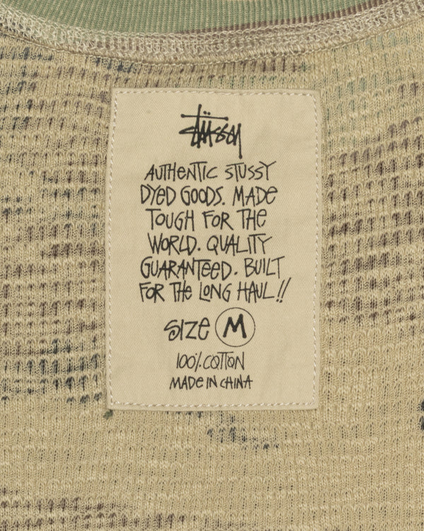 Stüssy - Men’s Pigment Dyed Short Sleeve Thermal - (Camo)