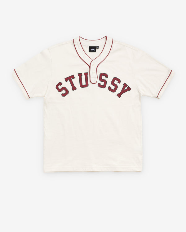 Stüssy - Men's Arch Baseball Jersey - (Natural)