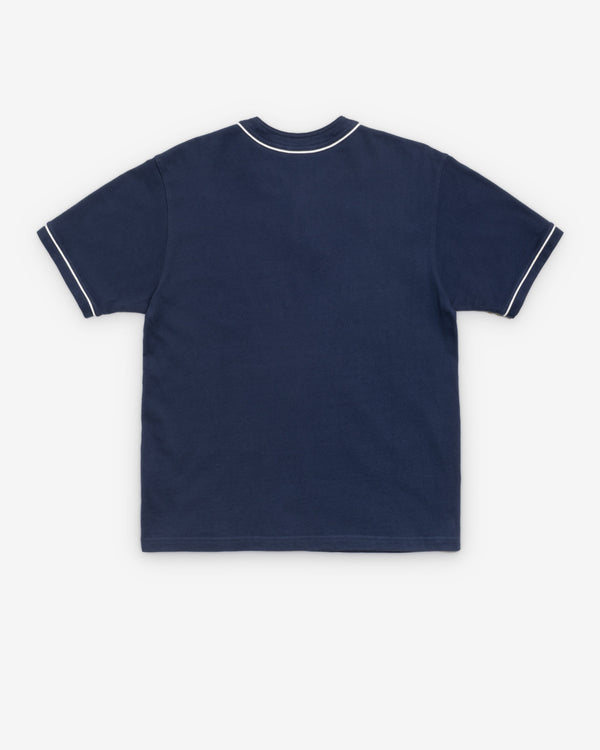 Stüssy - Men's Arch Baseball Jersey - (Navy)