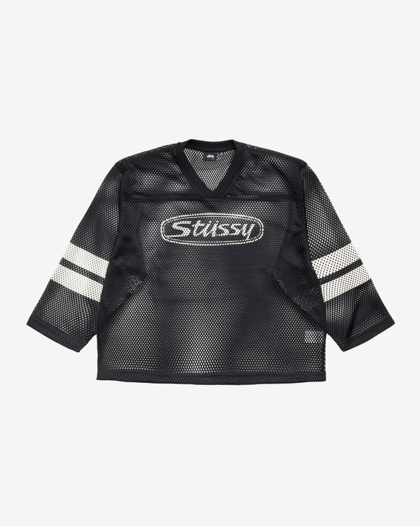 Stüssy - Men's Trucker Team Jersey - (Black)