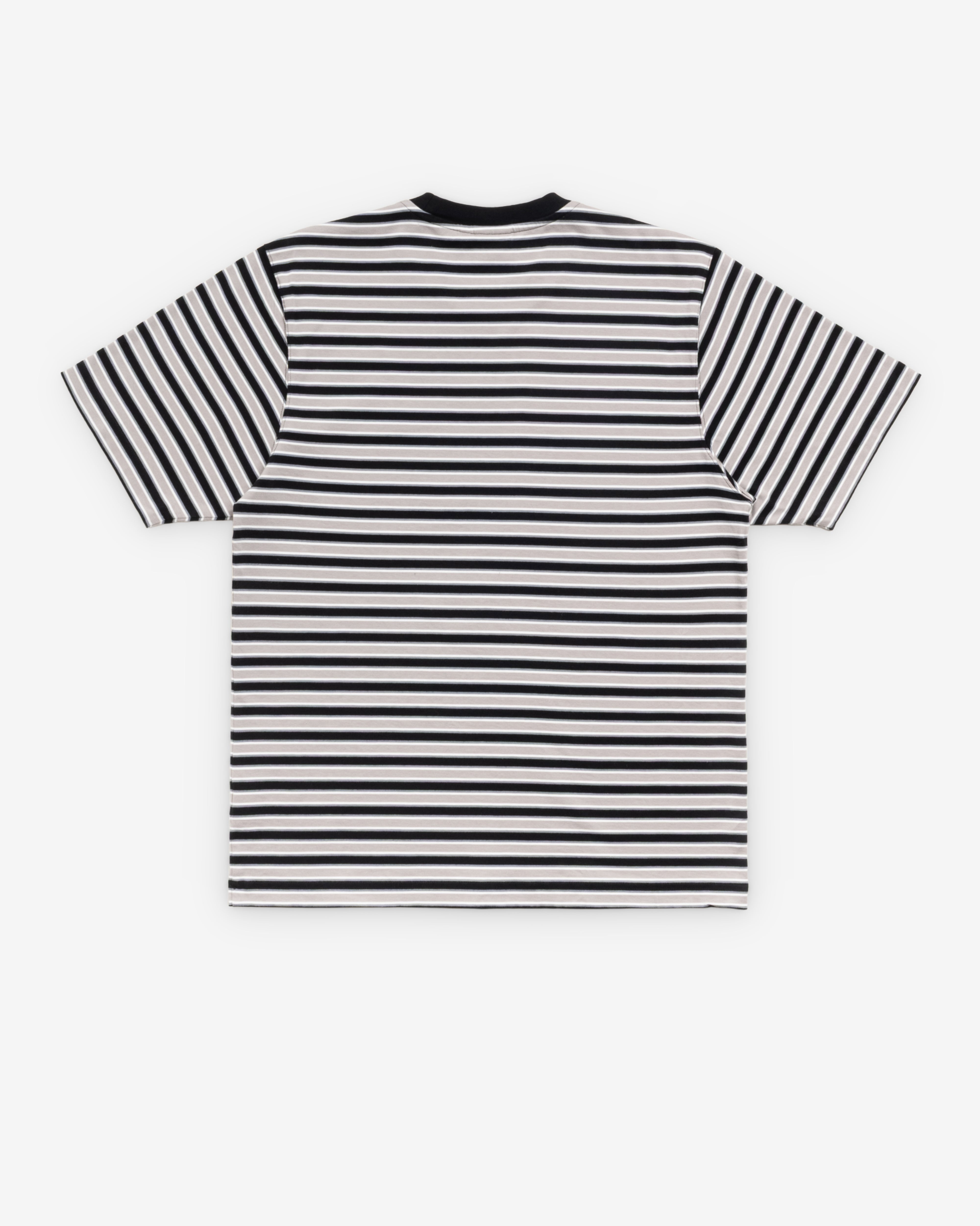 Stüssy: Men's Beach Stripe Short Sleeve Tee (Black) | DSMNY E-SHOP