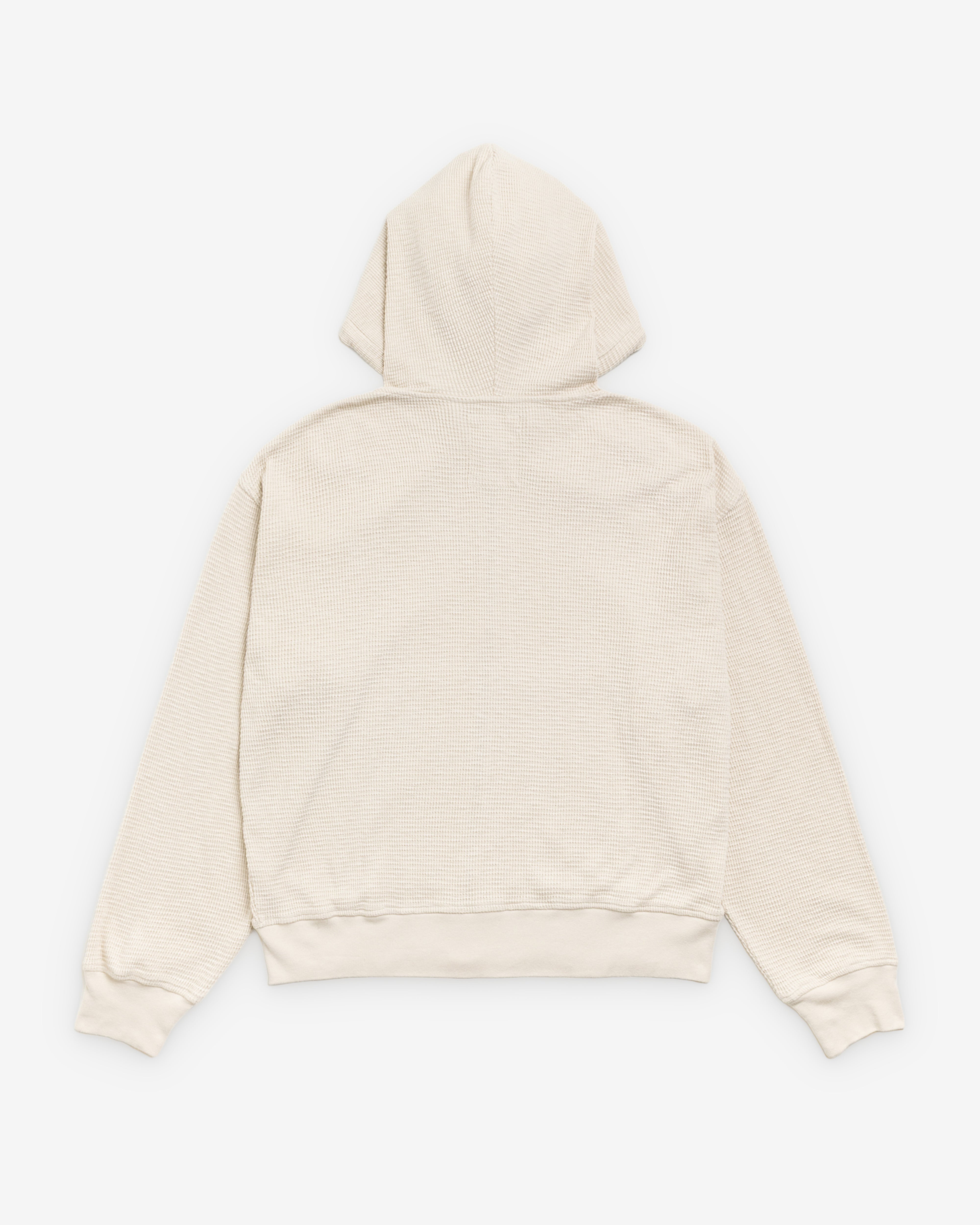 Stüssy: Men's Light Weight Thermal Hoodie (Bone) | DSMNY E-SHOP