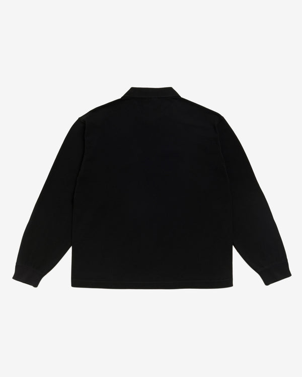 Stüssy - Men's Classic LS Pique Polo - (Black)