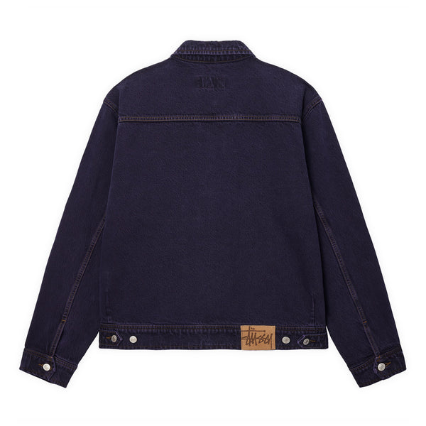 Stüssy - Men's Zip Work Denim Jacket - (Night Shade)