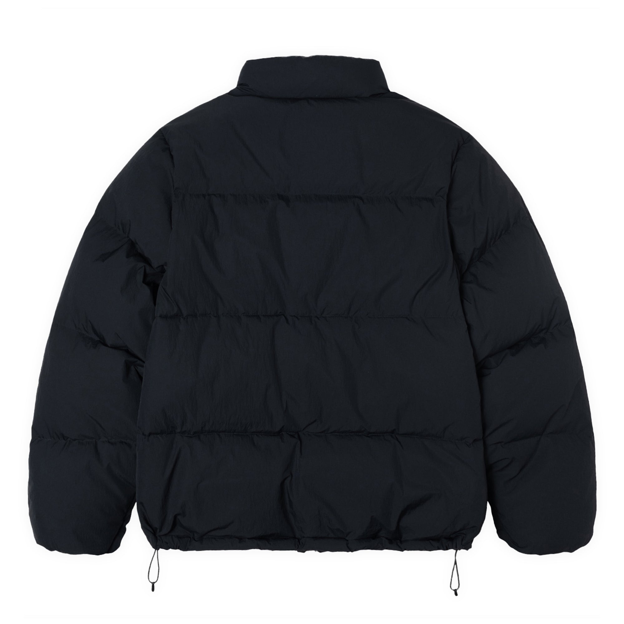 Stüssy: Men's Nylon Down Puffer (Black) | DSMNY E-SHOP