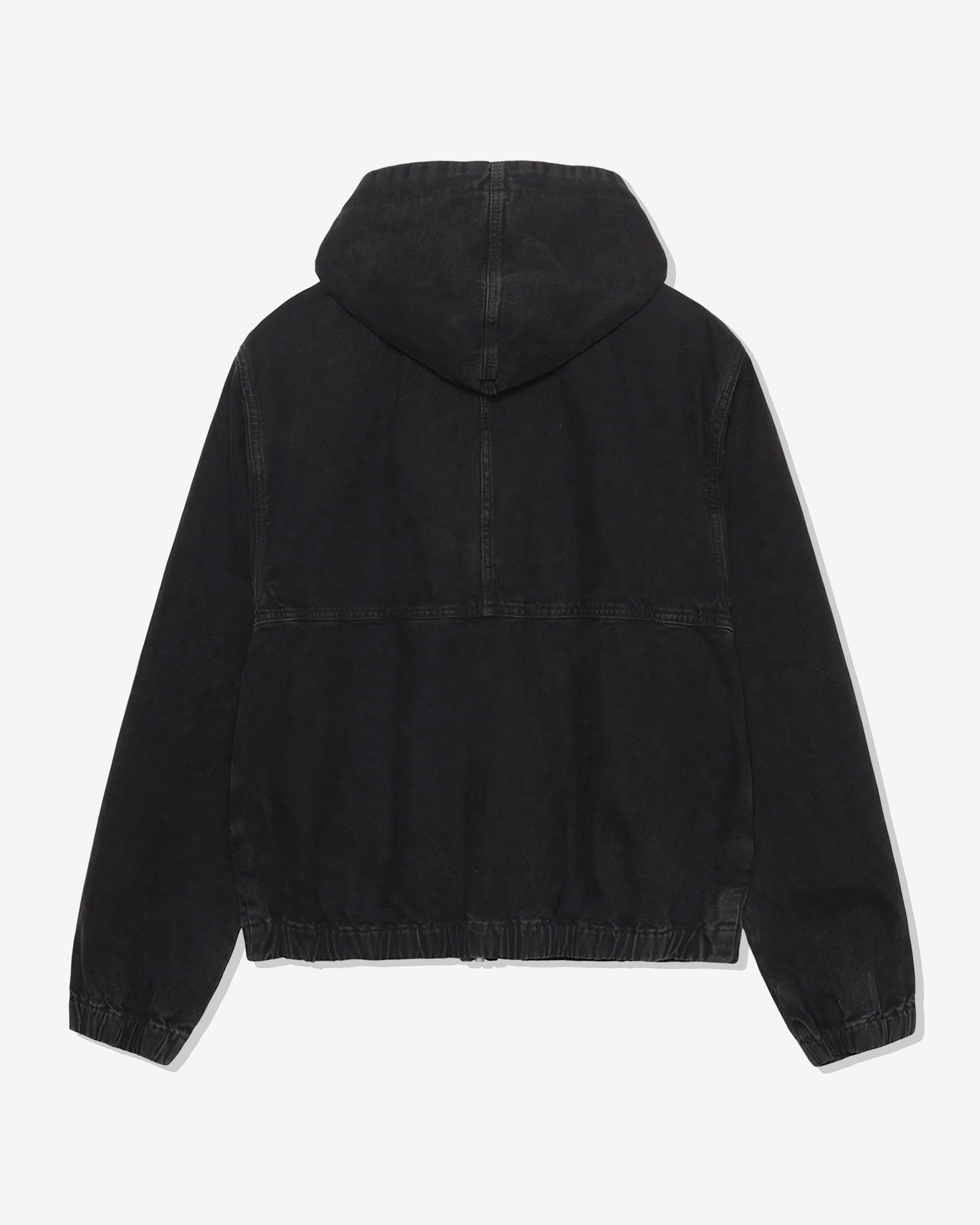 Stüssy: Men's Work Jacket Insulated Canvas (Black) | DSMNY E-SHOP