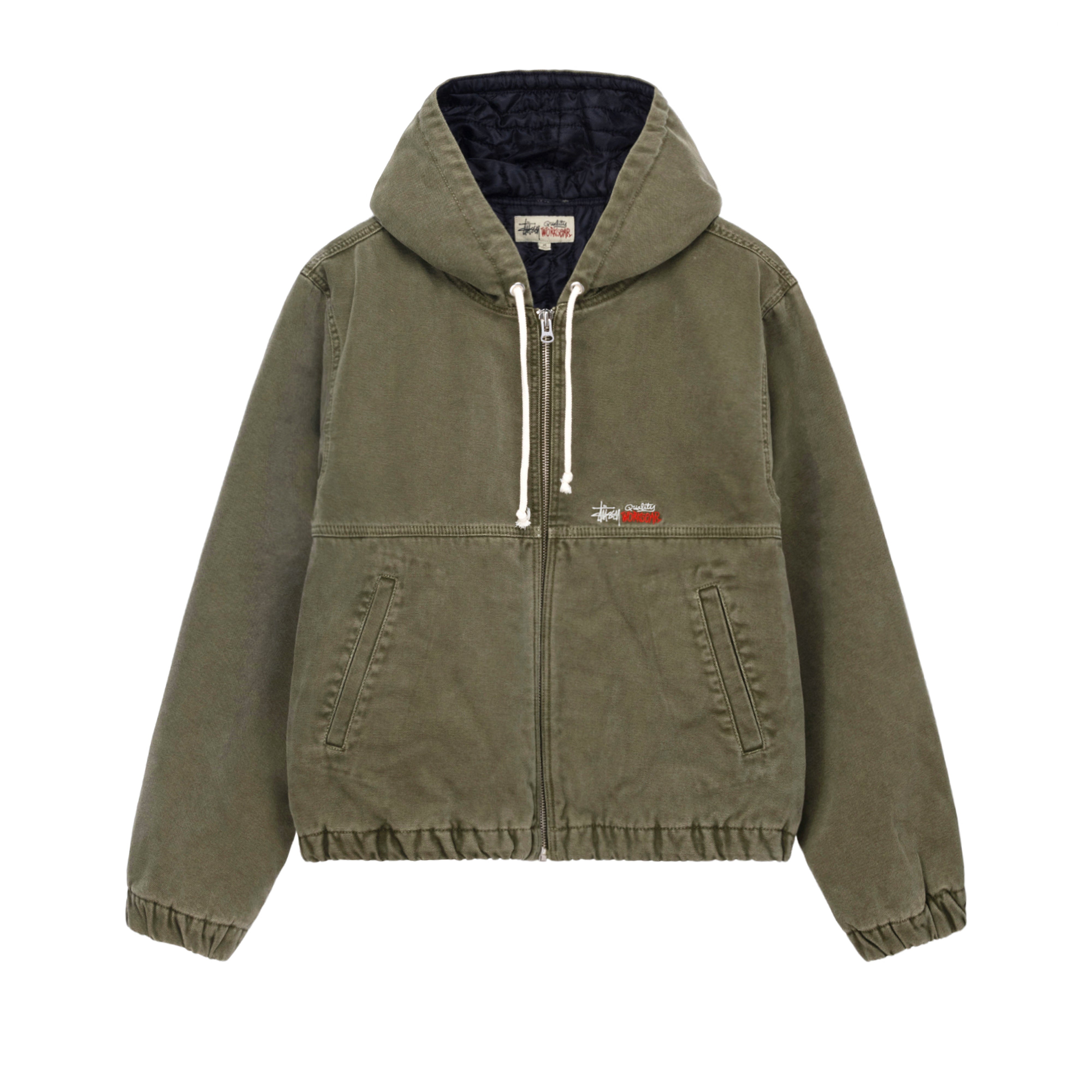 Stüssy - Men's Work Jacket Insulated Canvas - (Olive Drab)