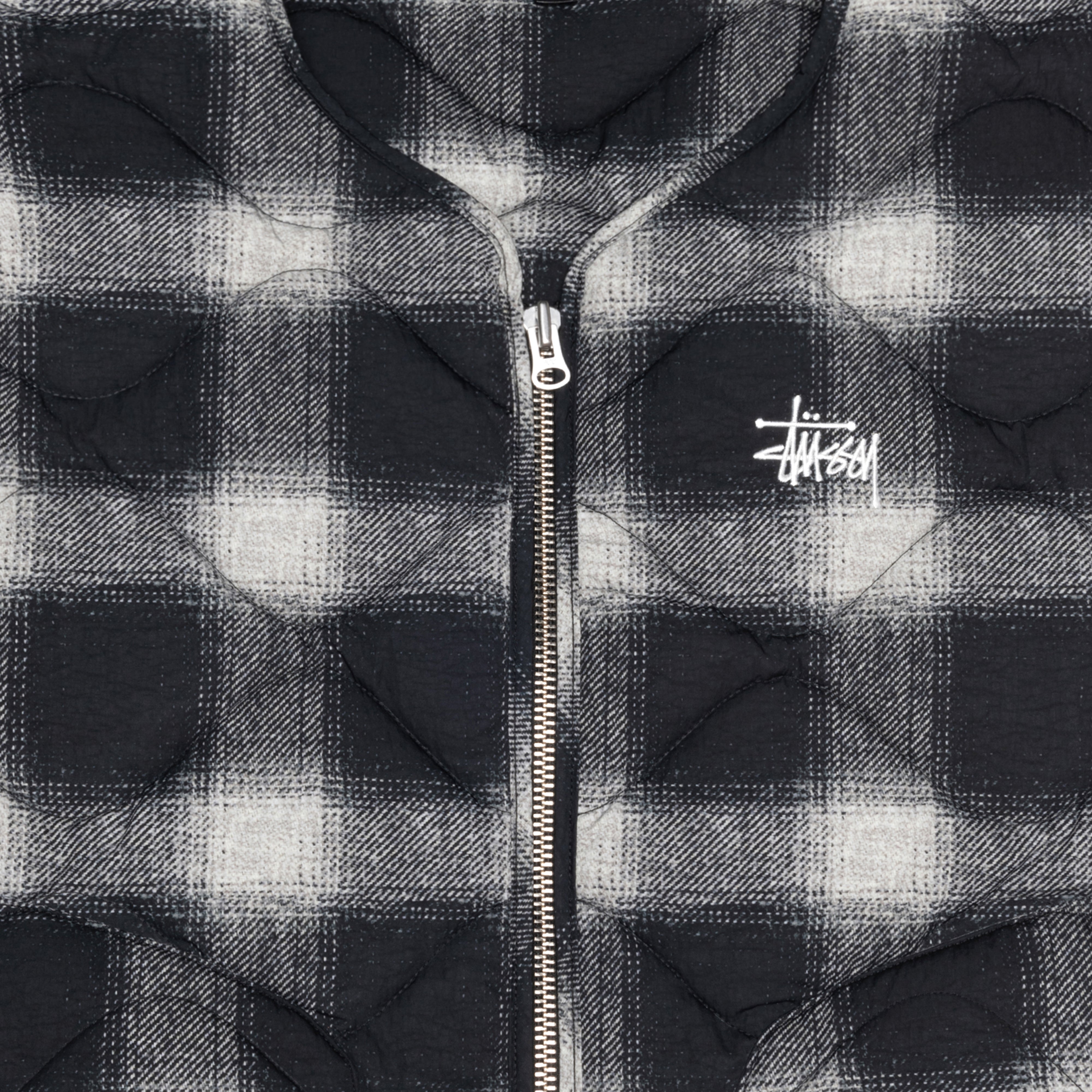 Stüssy - Plaid Nylon Liner Vest - (Black) – DSMNY E-SHOP