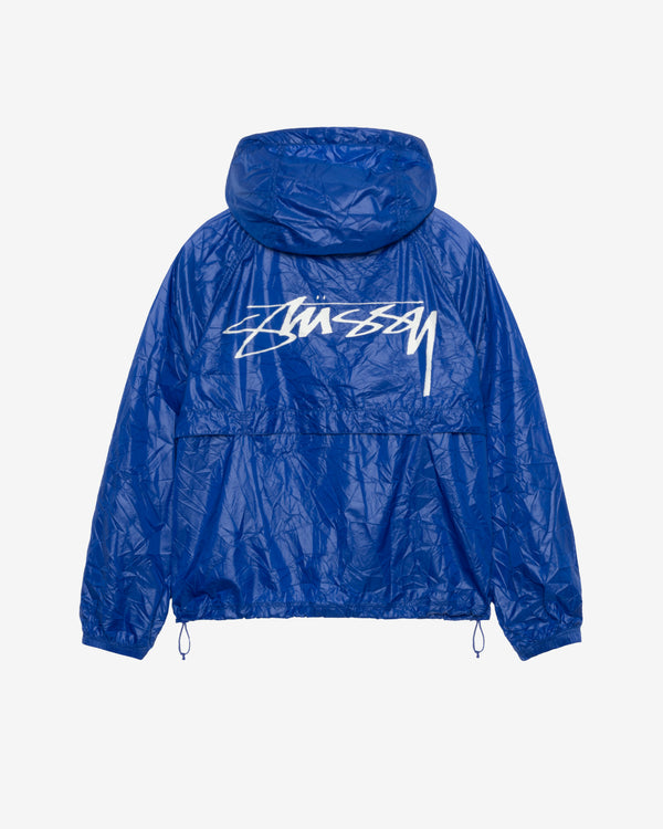 Stüssy - Men's Beach Shell Wrinkled Nylon - (Royal)