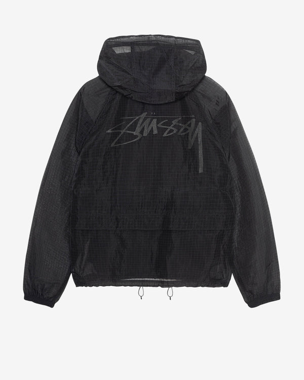 Stüssy - Men's Beach Shell Transparent Ripstop - (Black)