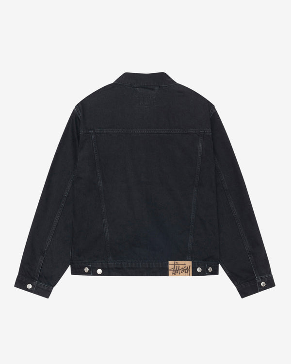 Stüssy - Men's Trucker Denim Jacket - (Black)