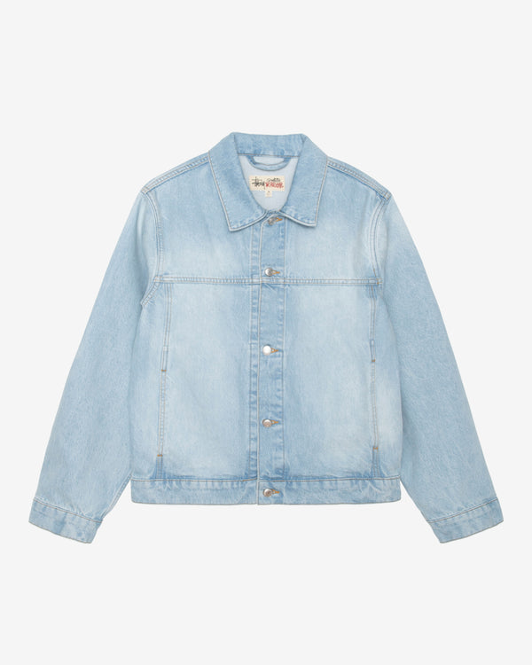 Stüssy - Men's Trucker Denim Jacket - (Light Wash)