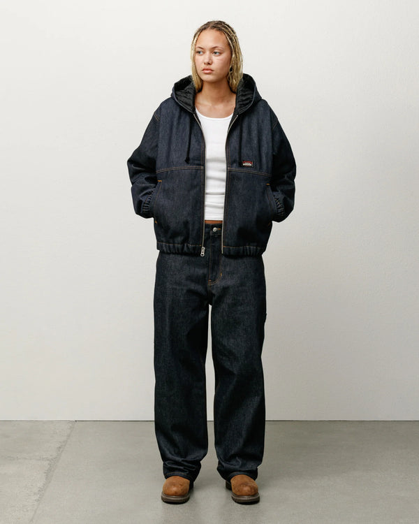 Stüssy - Men's Insulated Work Jacket Denim - (Raw Indigo)