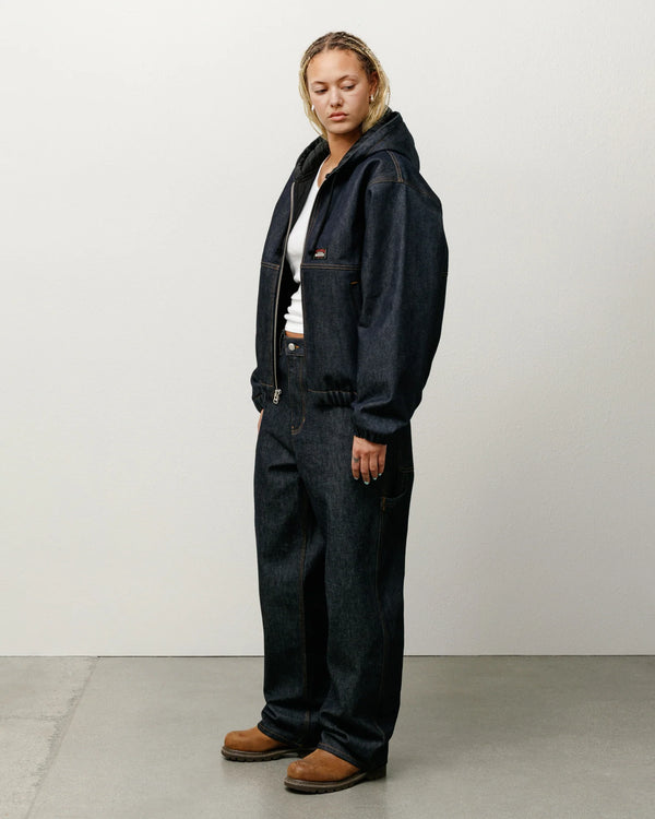 Stüssy - Men's Insulated Work Jacket Denim - (Raw Indigo)