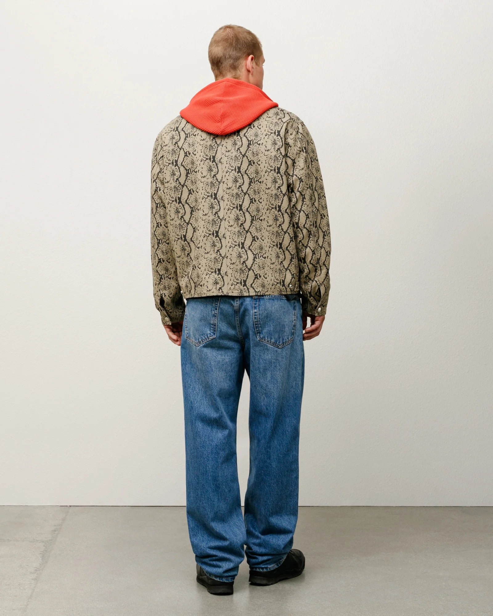 Stüssy: Men's Garage Jacket Gabardine (Snake) | DSMNY E-SHOP Stüssy: Men's Garage Jacket Gabardine (Snake) | DSMNY E-SHOP