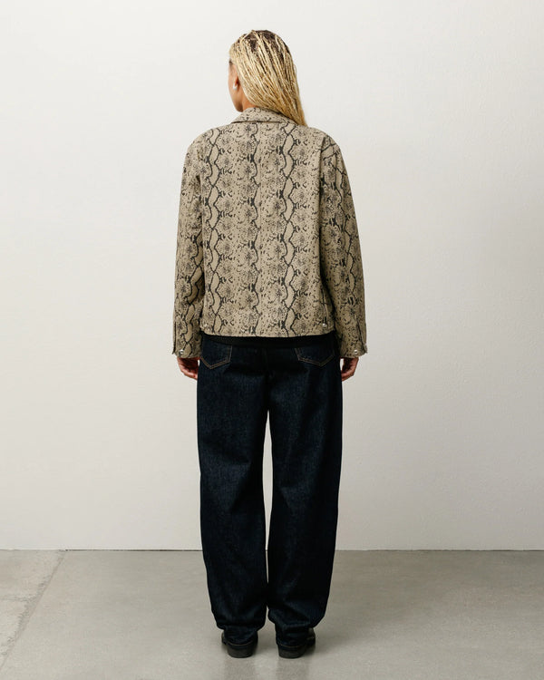 Stüssy - Men's Garage Jacket Gabardine - (Snake)