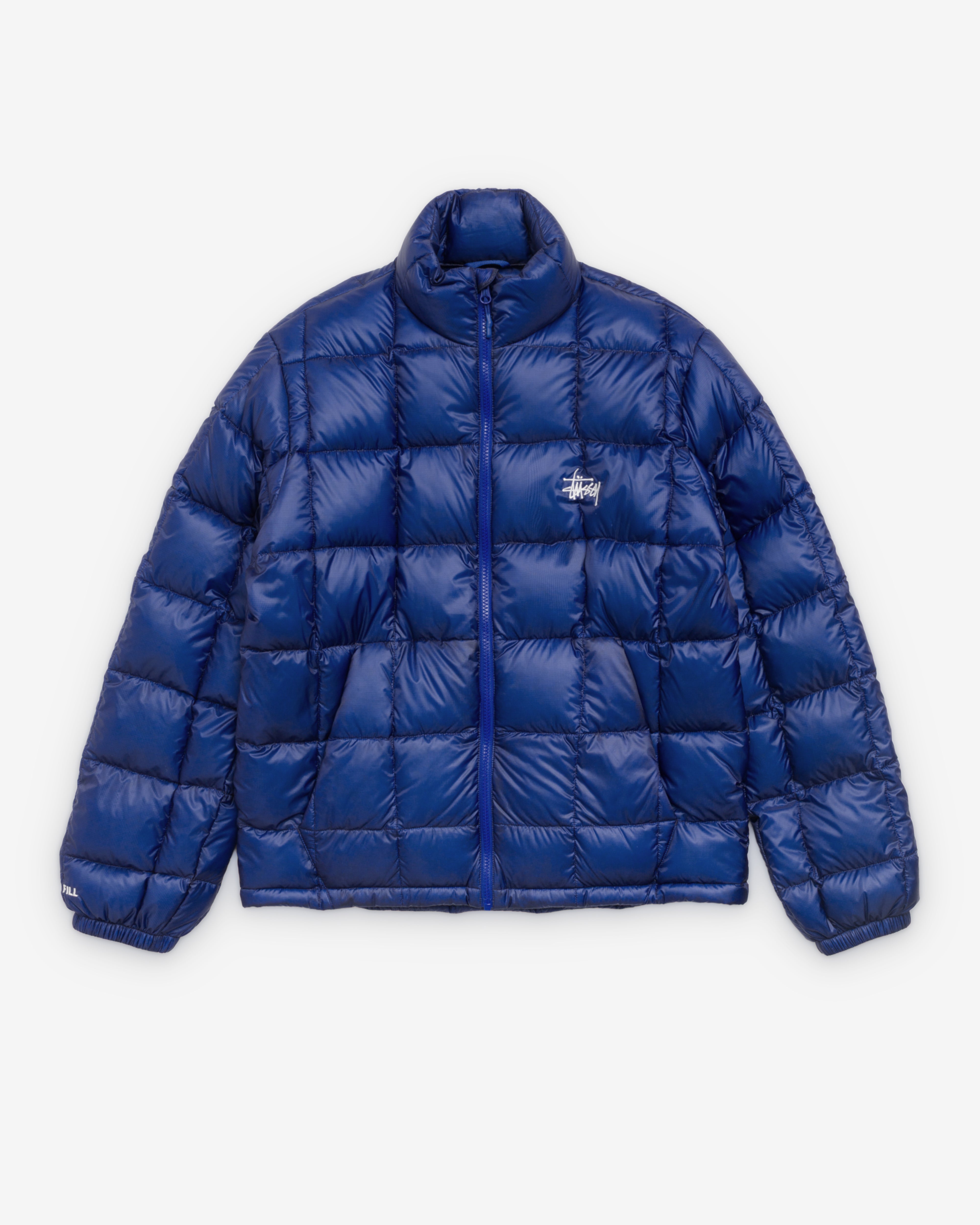 Stüssy: Men's Midweight Puffer (Blue) | DSMNY E-SHOP