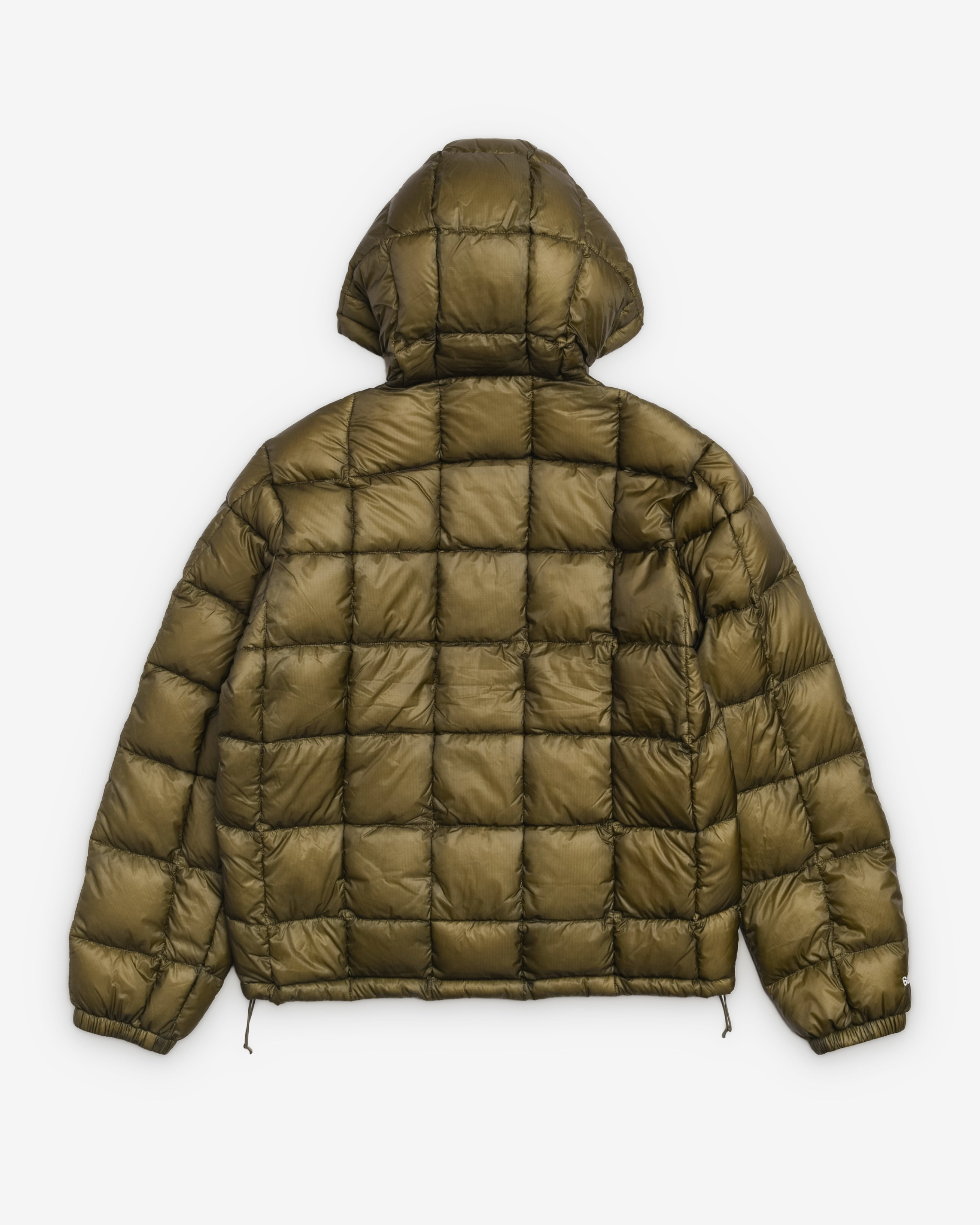 Stüssy: Men's Midweight Hooded Puffer (Olive) | DSMNY E-SHOP