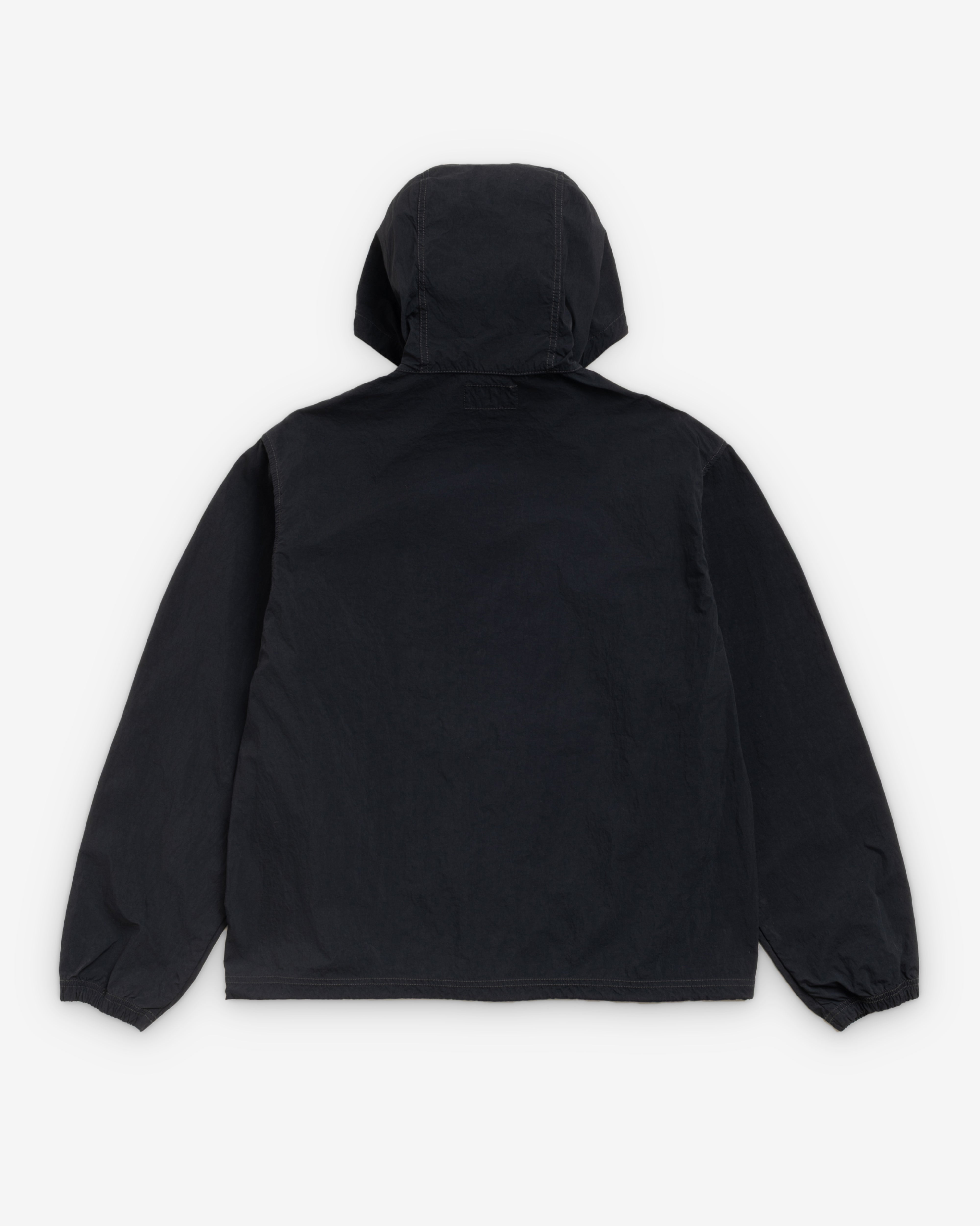 Stüssy: Men's Lightweight Hooded Jacket (Black) | DSMNY E-SHOP
