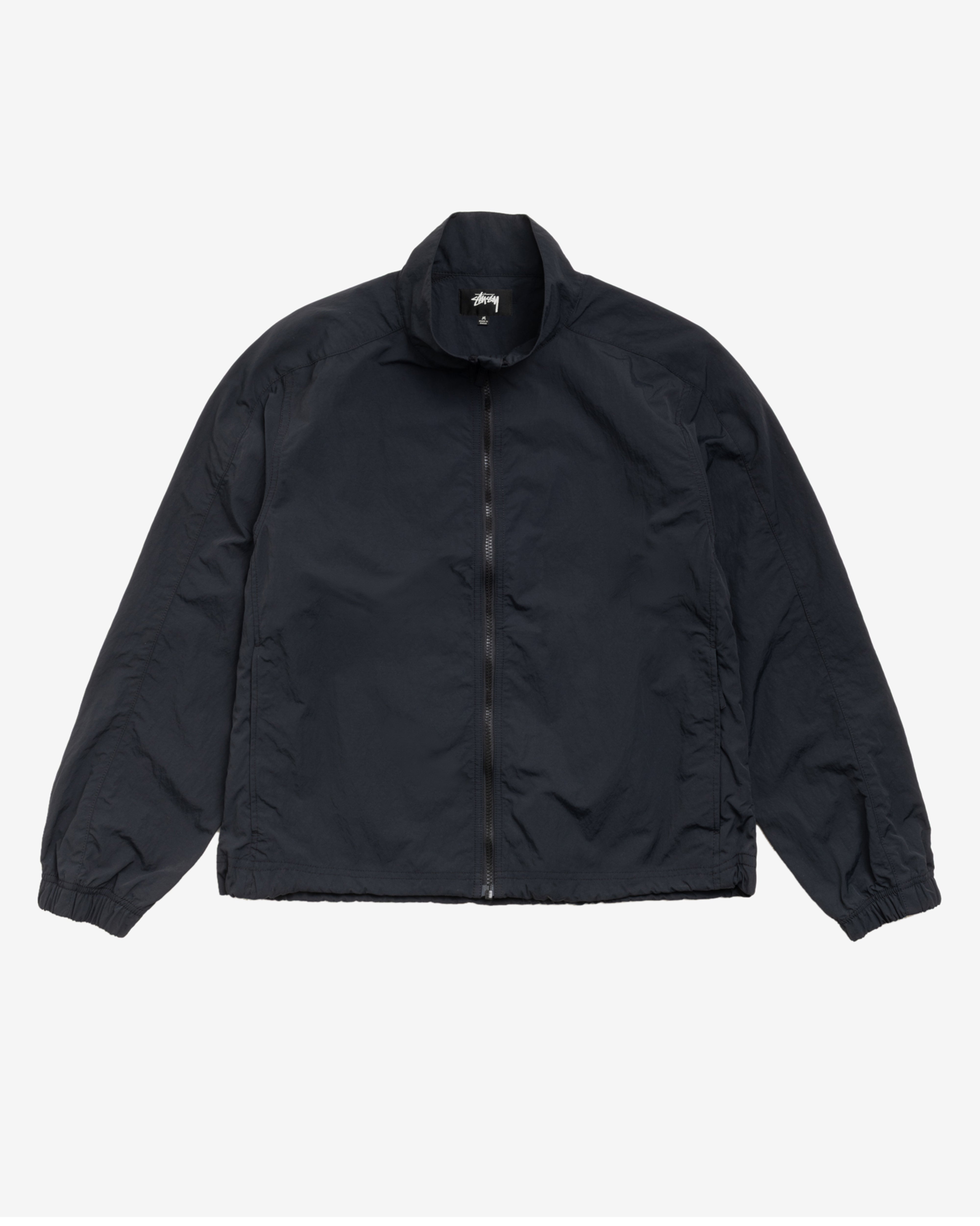 Stüssy: Men's Lightweight Mock Jacket (Black) | DSMNY E-SHOP