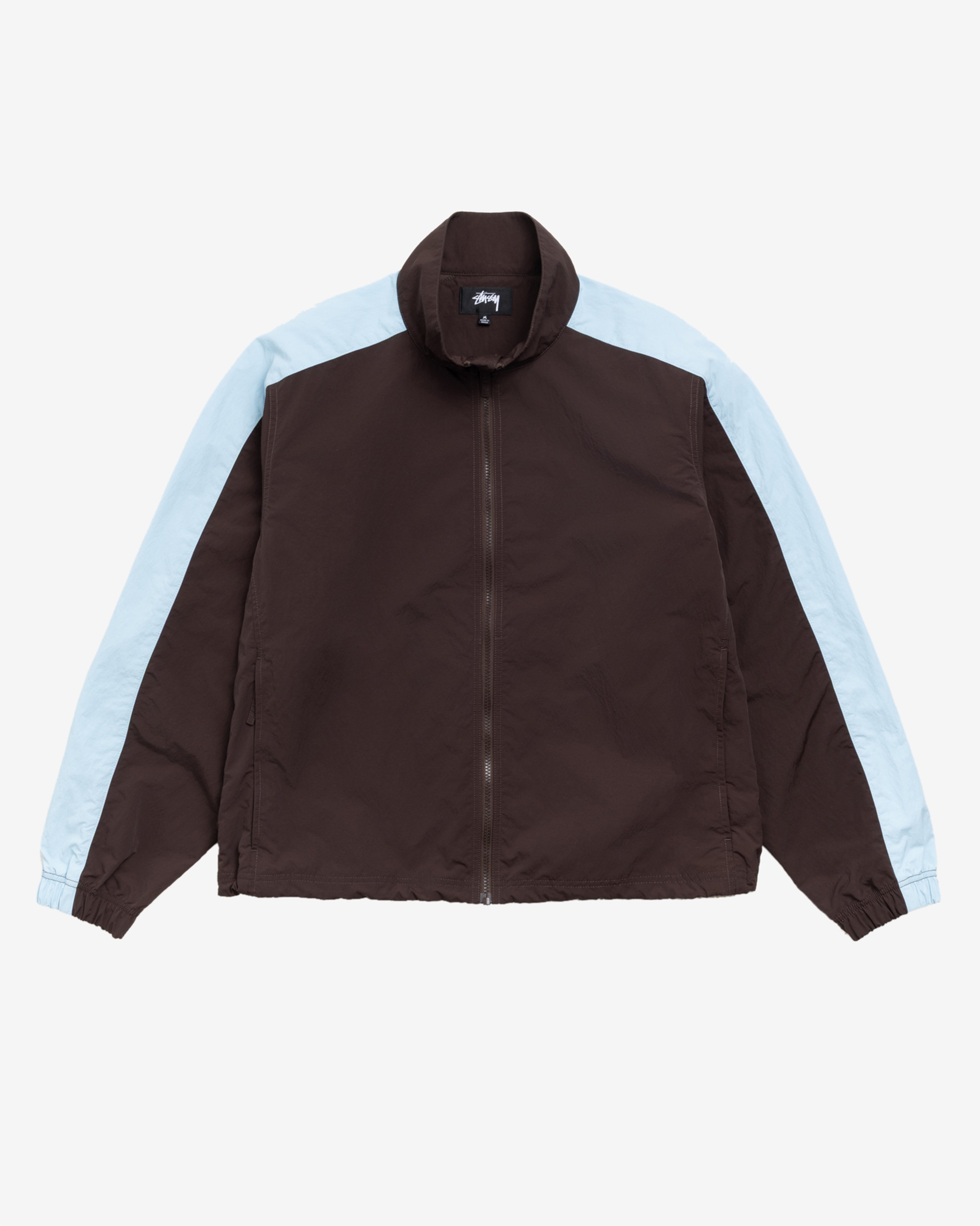 STUSSY active jacket sampling　M Stüssy: Men's Lightweight Mock Jacket (Brown) | DSMNY E-SHOP