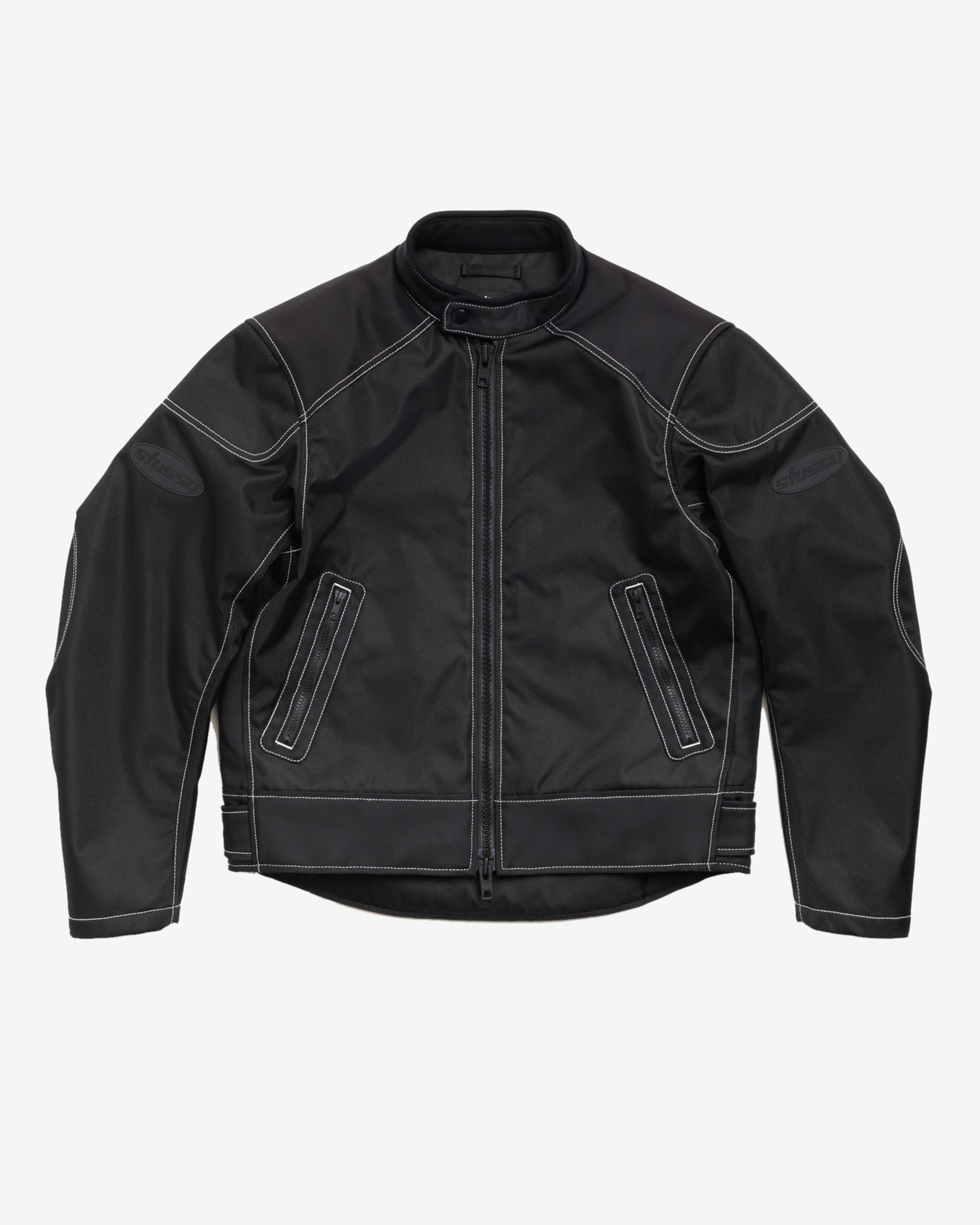 Stüssy: Men's Moto Jacket (Black) | DSMNY E-SHOP