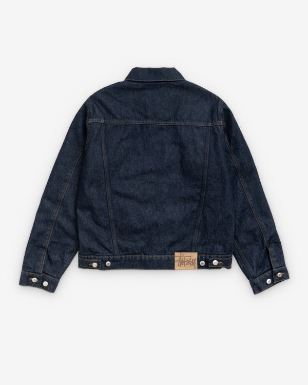 Stüssy - Men's Lined Denim Trucker - (Rinsed Indigo)