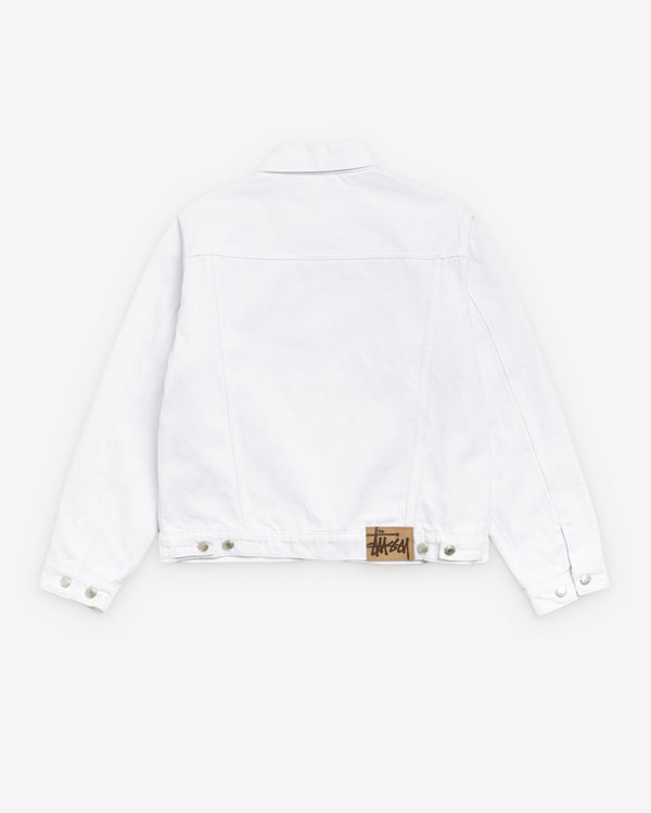 Stüssy - Men's Lined Denim Trucker - (White)