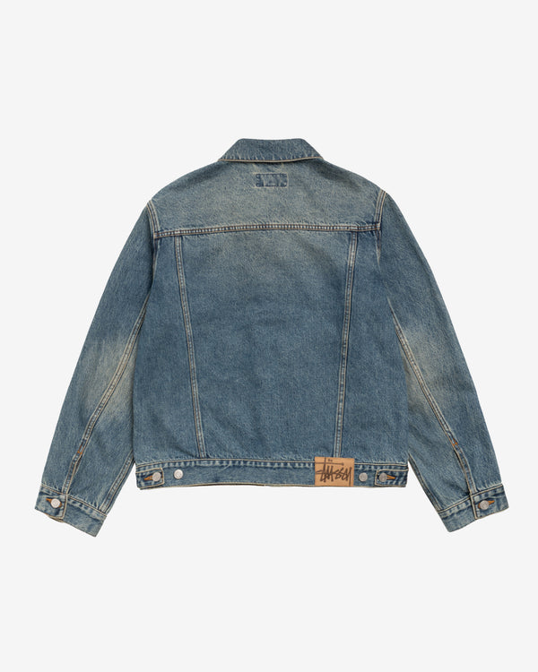 Stüssy - Men's Trucker Denim Vintage - (Vintage Medium Wash)