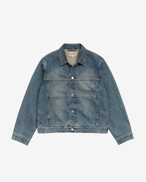 Stüssy - Men's Trucker Denim Vintage - (Vintage Medium Wash)