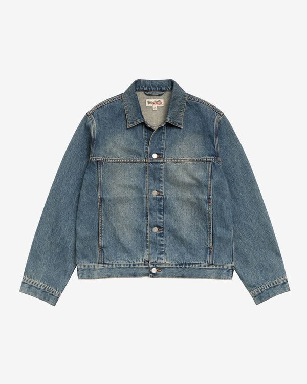 Stüssy - Men's Trucker Denim Vintage - (Vintage Medium Wash)