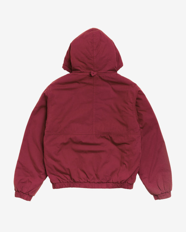 Stüssy - Men's Ripstop Work Jacket - (Burgundy)