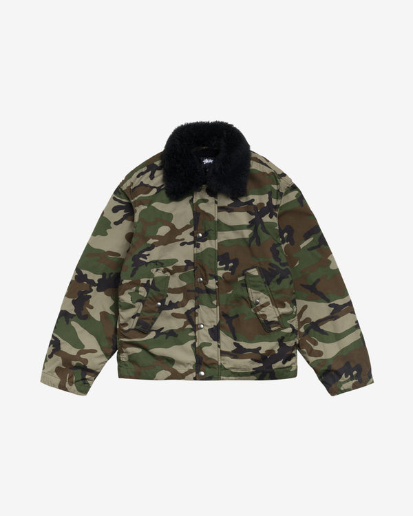 Stüssy - Convertible Deck Jacket - (Woodland Camo)