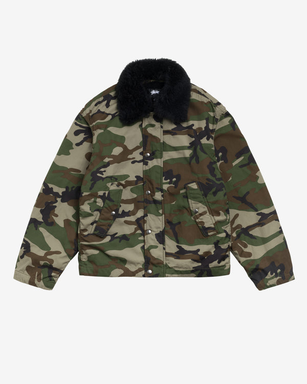 Stüssy - Convertible Deck Jacket - (Woodland Camo)