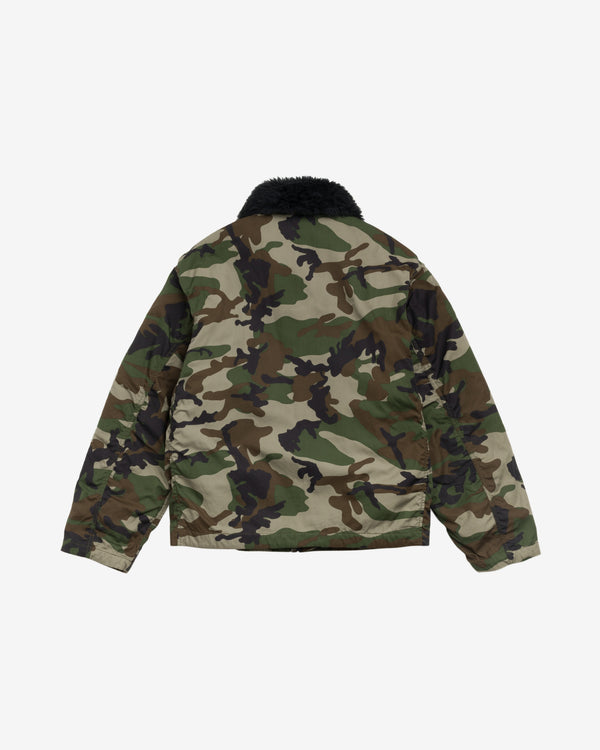 Stüssy - Convertible Deck Jacket - (Woodland Camo)