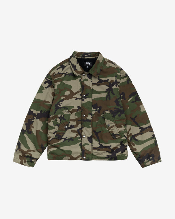 Stüssy - Convertible Deck Jacket - (Woodland Camo)