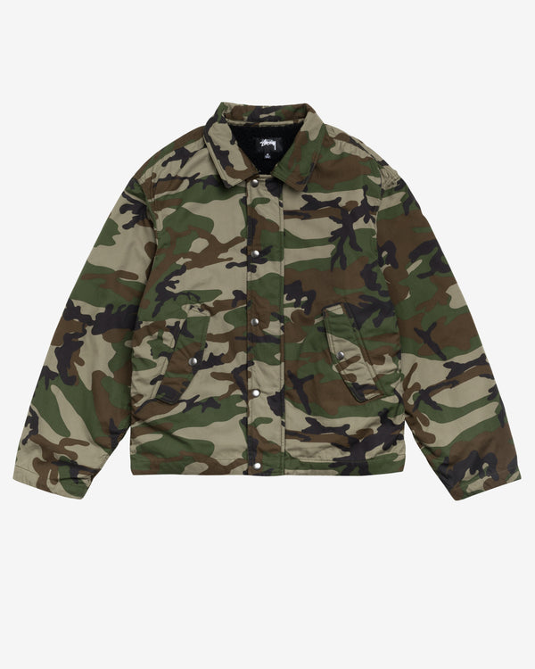 Stüssy - Convertible Deck Jacket - (Woodland Camo)